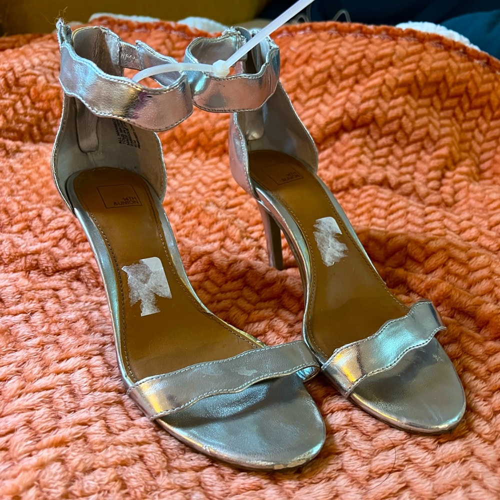 scalloped strappy heels